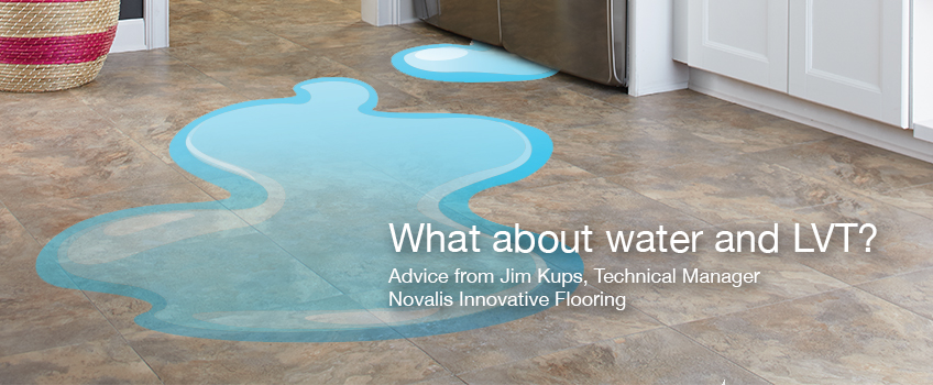 What About Water And Lvt Novafloor Luxury Vinyl Tile
